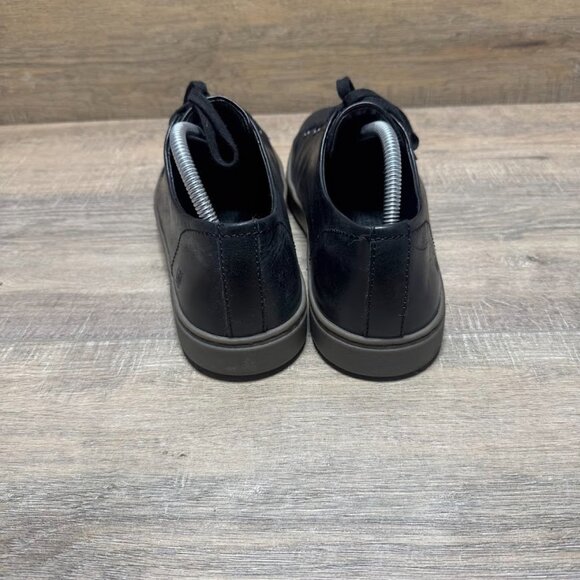 Born Bayne Black Leather Lace Up Sneakers Men's Size 10 - Picture 3 of 7